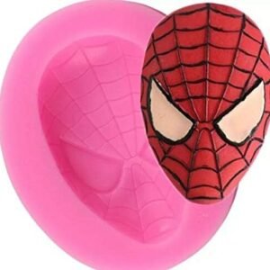 TPV® 1 Cavity 3D Spiderman Face Fondant Marzipan Mould