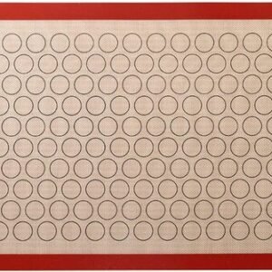 TPV® - 1 Piece Silicone Non-Stick Baking Mat 11.6X15.6 Inch For Moulds And Rolls, For Making Bread, Cakes, Macaroni, Buns And Loaves(Beige)