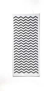 TPV® Wedding Cake Stencil, Cake Border Side Decoration Tool Geometric Wave Design