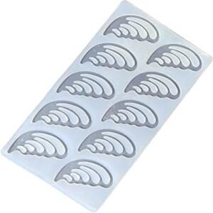 TPV® 10 In 1 Hollow Butterfly Wings Shape Silicone Chocolate Garnishing Mould
