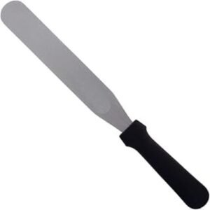 TPV® 10-Inch Stainless Steel Straight Cake Palette Knife/Stainless Steel Icing Spatula Without Handle, 1 Piece (Silver)
