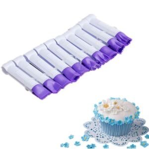 TPV® Cake Clip 10Pcs/Set Sugarcraft Kitchen Supplies Home Use Flower Shape Multifunctional Lace Edge Decorating Tool Baking Cupcake Accessories Fondant Mold Cutters