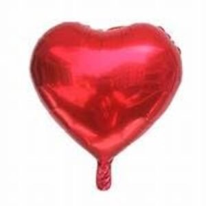 TPV®  Heart Foil Balloon-Pack of 1 /Heart Foil Balloon for Valentines, Anniversaries, Decorations ( Red)