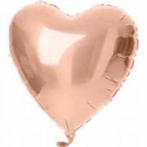 TPV®  Heart Foil Balloon-Pack of 1 /Heart Foil Balloon for Valentines, Anniversaries, Decorations ( Rose Gold)