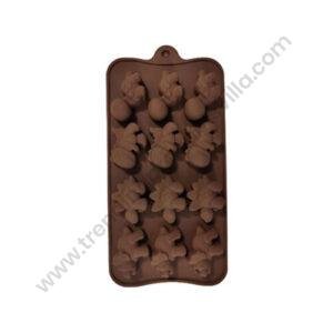 TPV® – 12 Cavity Silicone Dinosaur Chocolate Mould