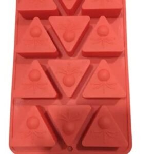 TPV® - 12 Cavity Triangle Kothi Shape Silicone Chocolate Mould