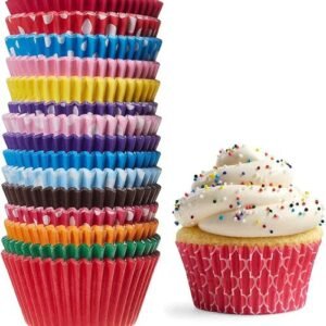 TPV® 12 Cm Cupcake Liner Baking Cups Cupcake Mold Paper Muffin Random 100 Pcs (Single/Assorted Color/Prints)
