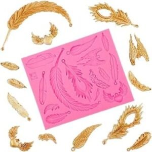 TPV® 14 Cavity Silicon Angel?S Feather Bird Wings Fondant Marzipan Mould