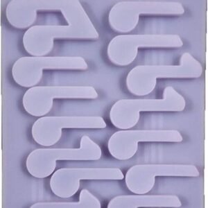 TPV® 14 Musical Notes Shape Silicone Chocolate Mould