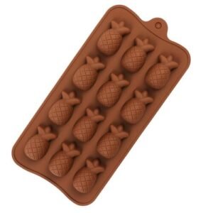 TPV® 15 Cavity Pineapple Shape Silicone Chocolate Mould