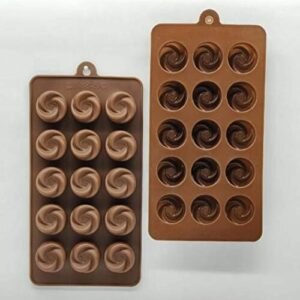 TPV® - 15 Cavity Silicone Flower Shape Chocolate Mould