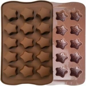 TPV® 15 Cavity Stars Shape Silicone Chocolate Mould