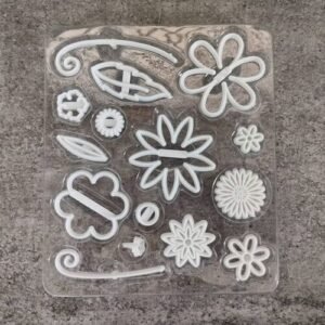 TPV® 15 Pieces Flower Patchwork Cutter