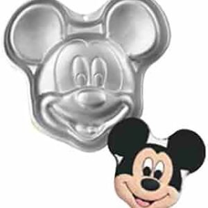 TPV® - 1Pc Aluminium Disney Mickey Mouse Face Cake Pan Mould