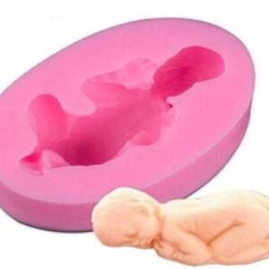 TPV® 1Pcs Sleeping Baby Silicone Mold For TPV®ation Candy Soap Making