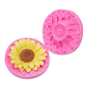 TPV® 1Pcs 3D Sunflower Silicone  Fondant Mold