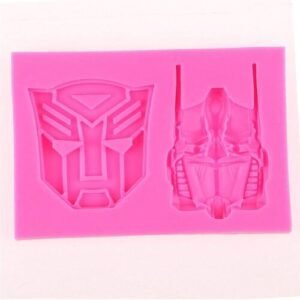 TPV® 2 Cavity 3D Transformers Mask Fondant Marzipan Mould