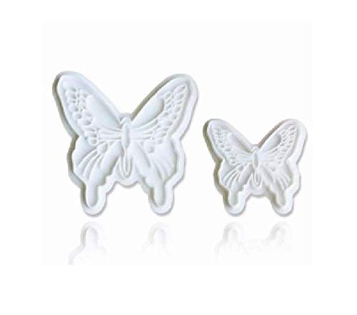 TPV® - 2 Pc Butterfly Plunger Cutter For Cake Decorating