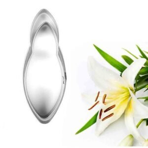 TPV® 2 Pcs Lily Petals Shape Cutter Bakeware Mould Biscuit Mould Set Sugar Arts Fondant Tools