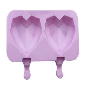TPV® 2 In 1 Heart Silicone Popsicle And Cakesicle Molds Valentine Mould
