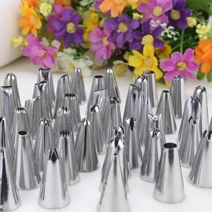 TPV® - 21 Pc Stainless Steel Nozzle With Piping Bag For Decoration