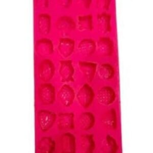 TPV® Silicone Marzipan Mould 28-Cavity Big Slab Marzipan Mould, Christmas Sweet/Candy Chocolate Mould, Silicone Marzipan Mould