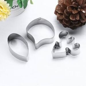 TPV® 3 Pcs Butterfly Orchid Petal Flower Cutter Bakeware Mould Biscuit Mould Set Sugar Arts Fondant Tools