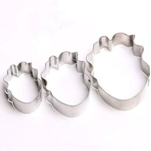 TPV® 3 Pcs New Parrot Tulip Shape Cutter Bakeware Mould Biscuit Mould Set Sugar Arts Fondant Tools