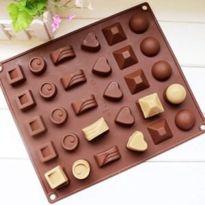 TPV® – 30 Cavity 6 Different Design Silicone Chocolate Mould