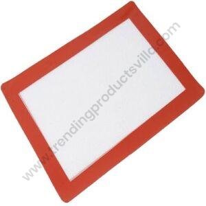 TPV® 30 X 40 Cm1 Pcs Silicone Baking Mat/Premium Non-Stick Silicone Baking Sheet For Cookies, Cupcakes And More. Reusable And Easy To Use Kitchen Supplies (Red, 1)