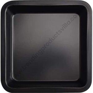 TPV® 8 Inch Square Cake Pan, Nonstick Bakeware Carbon Steel Toast Mold Baking Tray for Cakes