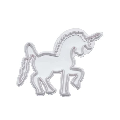 TPV® Unicorn Cutter for Fondant Sugar Cake Decoration Tool - Baking Clay Art