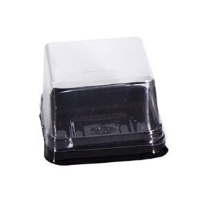 TPV® 10pcs /Square Moon Cake Trays Mooncake Package Box Container ( black )