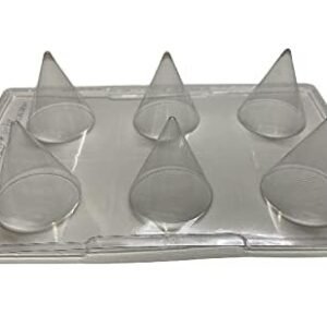 TPV® 6 Cavity Diwali Anar Shape PVC Chocolate Mould, Pack of 5