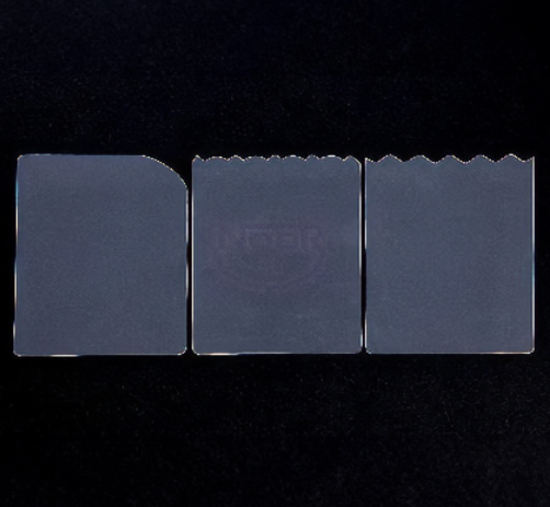 TPV® - 3Pcs Cake Decoration Noor Plastic Triangle Flexible Scrapper (13, 10, 9) Cm