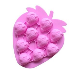 TPV®  Chocolate Candy Silicone Mold, Strawberries Flexible Baking Molds