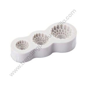 TPV® Flower Fondant Cake Molds Silicone Candy Molds Set for Polymer Clay Soap Making