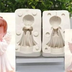 TPV® Angel Baby Candle Mold Soap Silicone Mold Fondant Mold