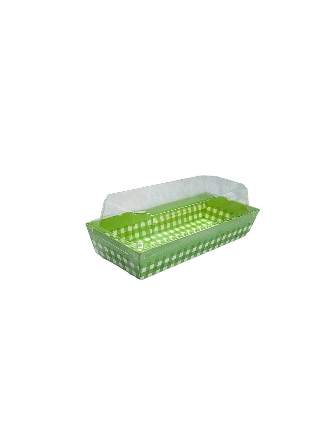 TPV® Direct Bake-able Paper Moulds with Lid - Rectangle Shape ( 10 pcs pack )