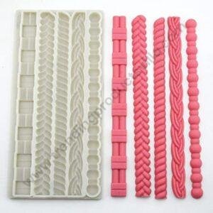 TPV® Mini Twisty Turn Silicon Mold 6.5inX 3.3in