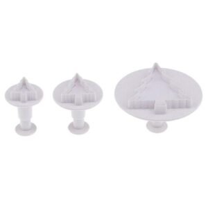 TPV® 3X Fondant Press Kitchen Press Cutter Shape Molds Christmas Cutter