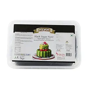 TPV® Vizyon Sugar Paste (Fondant) Black, 1Kg