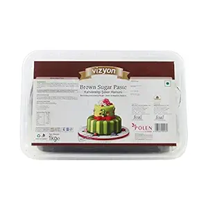 TPV® Vizyon Sugar Paste (Fondant) Brown, 1Kg