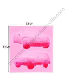 TPV® Car Silicone Mold Fondant Chocolate Baking Molds Cartoon Biscuit Molds