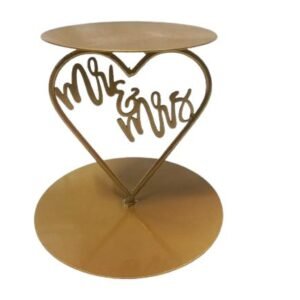 TPV®  Metallic Heart Shape Cake Spacer | Dessert Stand | Cake Server | Cupcake Stand |