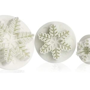 TPV® 3-Pieces DIY Cake Plunger Cutter Molds Sugarcraft Cake Decorating