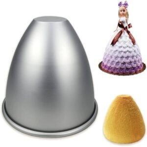 TPV® Aluminium Doll Cake Mould, Barbie Cake Molds, Girls Skirt Cake Molds Big