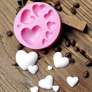 TPV® 3D Silicone Loving Heart Shaped Baking Mold Fondant Cake Tool Chocolate Candy