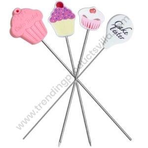 TPV® Cake Tester Needle Stainless Steel, Reusable Metal Cake Probe Stick, Cake Testing Needles, Bread Tester Stick