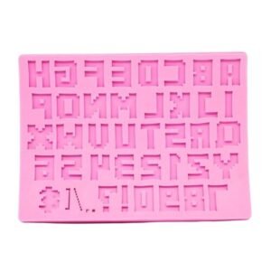TPV® Silicone Mould Capital Letter Fondant Mold Cake Decorating Tools Clay Art Resin